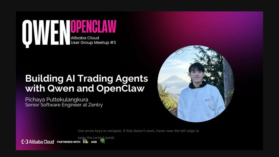 First slide preview for the Qwen and OpenClaw deck